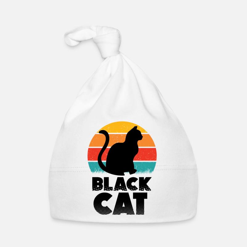Black Cat Bonnet bio Bébé