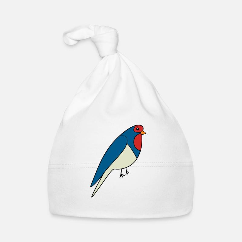 Schwalbe Vogel Baby Bio-Mütze