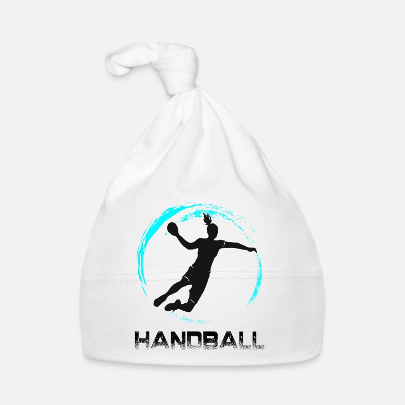 Handball - Baby Bio-Mütze - Weiß