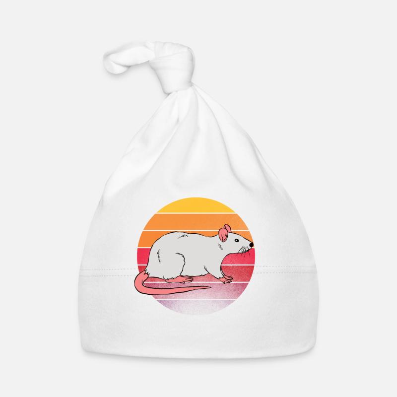 Propriétaire de rat Retro Rat Bonnet bio Bébé