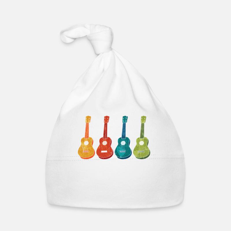 Ukulelen Retro Baby Bio-Mütze