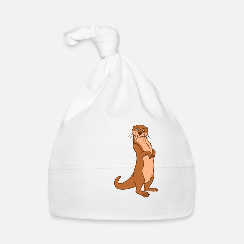 Fischotter Und Seeotter Hot Hotter Otter Baby Bio-Mütze
