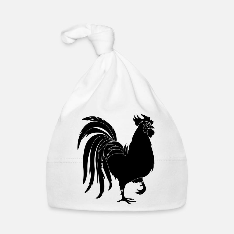 Coq noir Bonnet bio Bébé