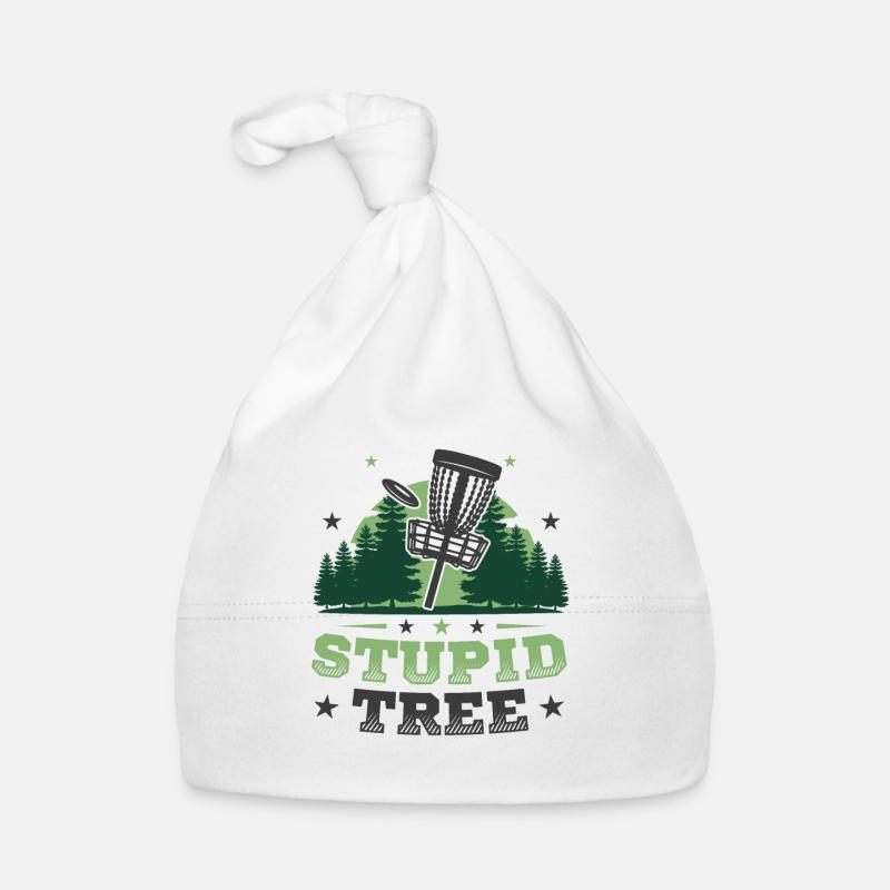 Frisbee Golf Stupid Tree Disc Golf Tee Bonnet bio Bébé