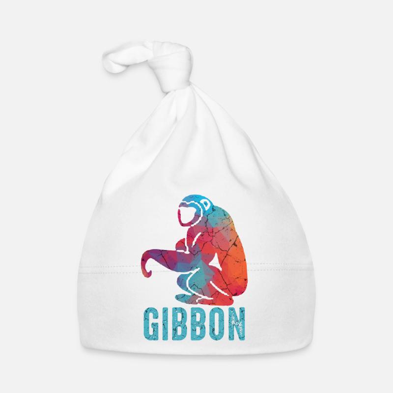 Gibbon Monkey Organic Baby Cap