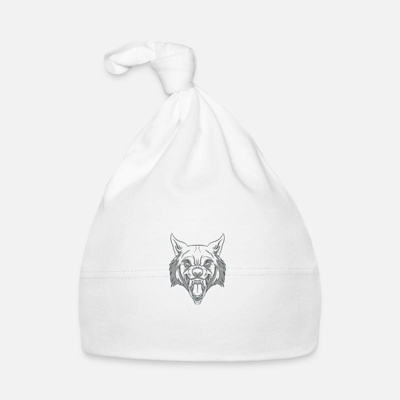 Muay Thai Wolf Logo Baby Bio-Mütze