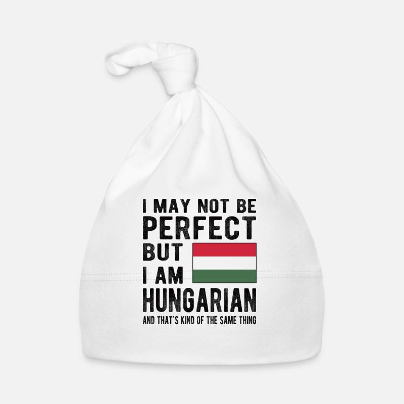 Stolzer Ungar Ungarn Flagge Ungarische Herkunft Baby Bio-Mütze