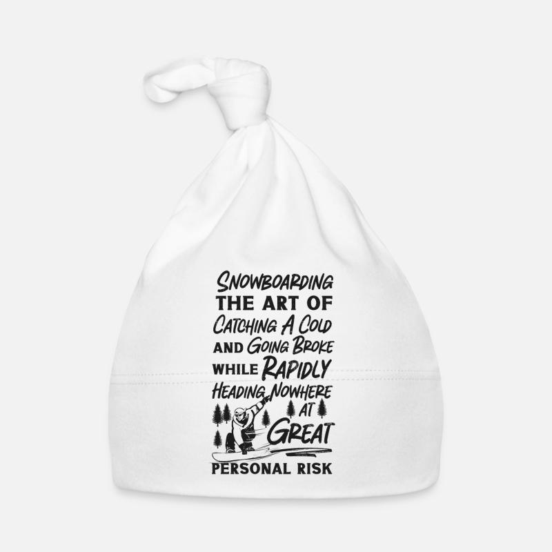 Snowboarding Snowboard Bonnet bio Bébé