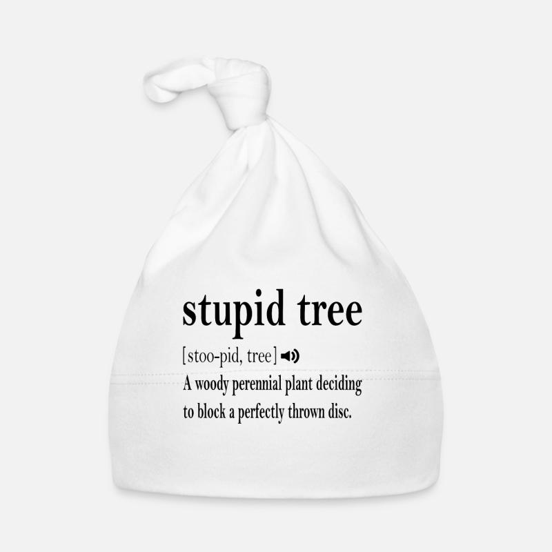 Stupid Tree Definition Disc Golf Frisbee Geschenk Baby Bio-Mütze