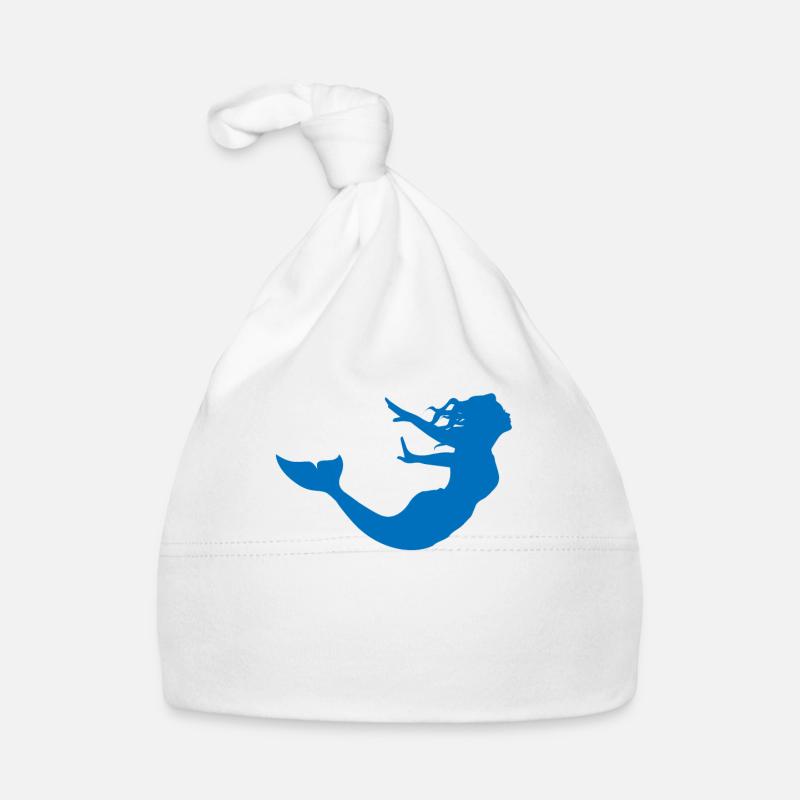 Meerjungfrau Damen Mädchen Geschenk Nixe Baby Bio-Mütze