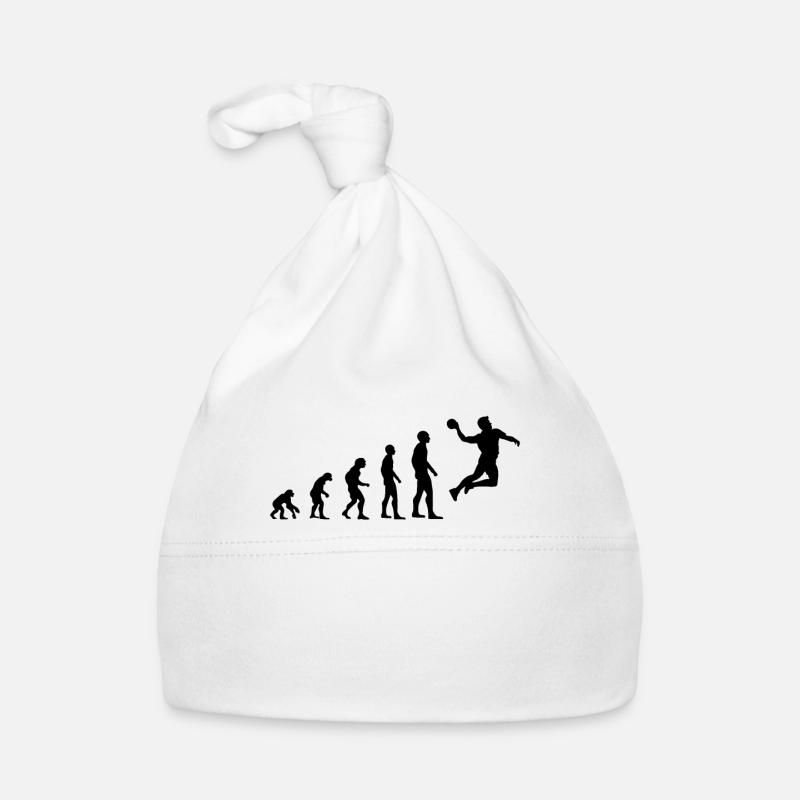 Handball Sport Handball Player Evolution Cadeau Bonnet bio Bébé