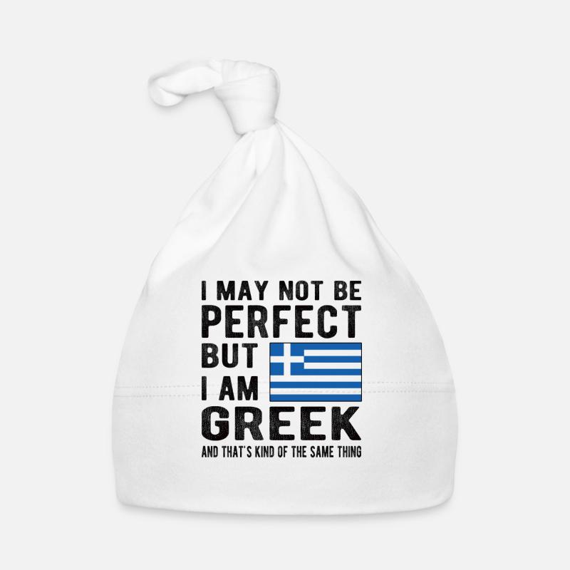 Greek Greece Flag Greek origin Organic Baby Cap