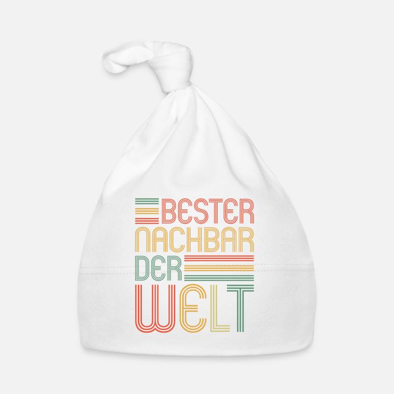 Bester Nachbar der Welt Nachbarn Nachbar Baby Bio-Mütze