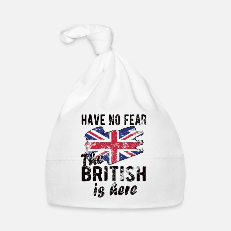British Great Britain Origine Drapeau britannique Bonnet bio Bébé