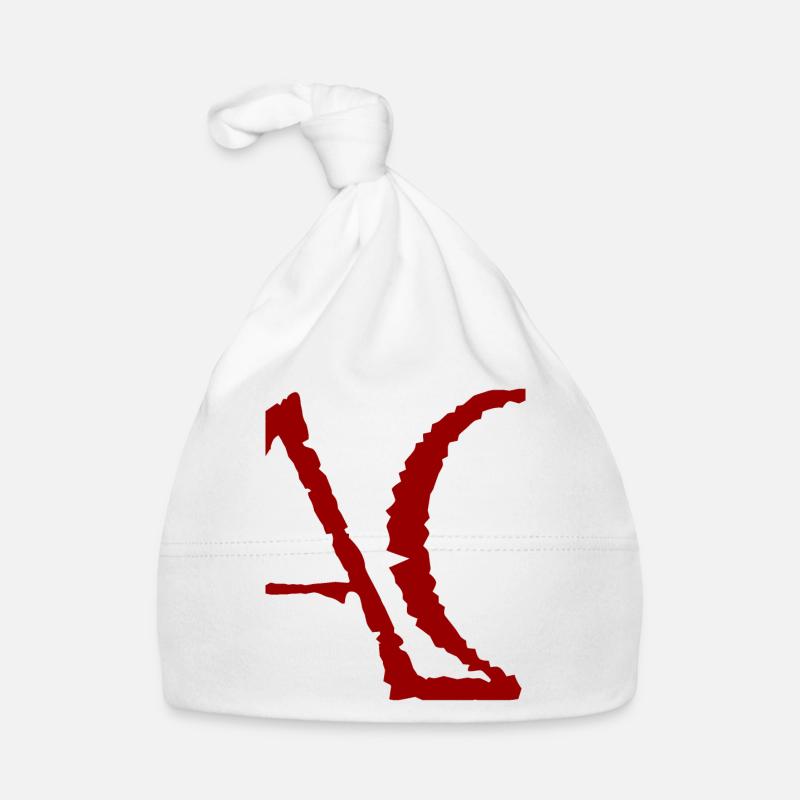 Alpha-Omega - Baby Bio-Mütze - Weiß