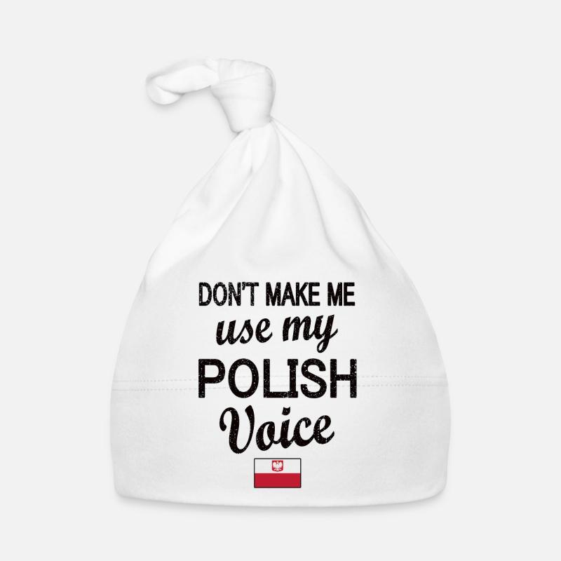 Proud Pole Poland Flag Polish Roots Organic Baby Cap