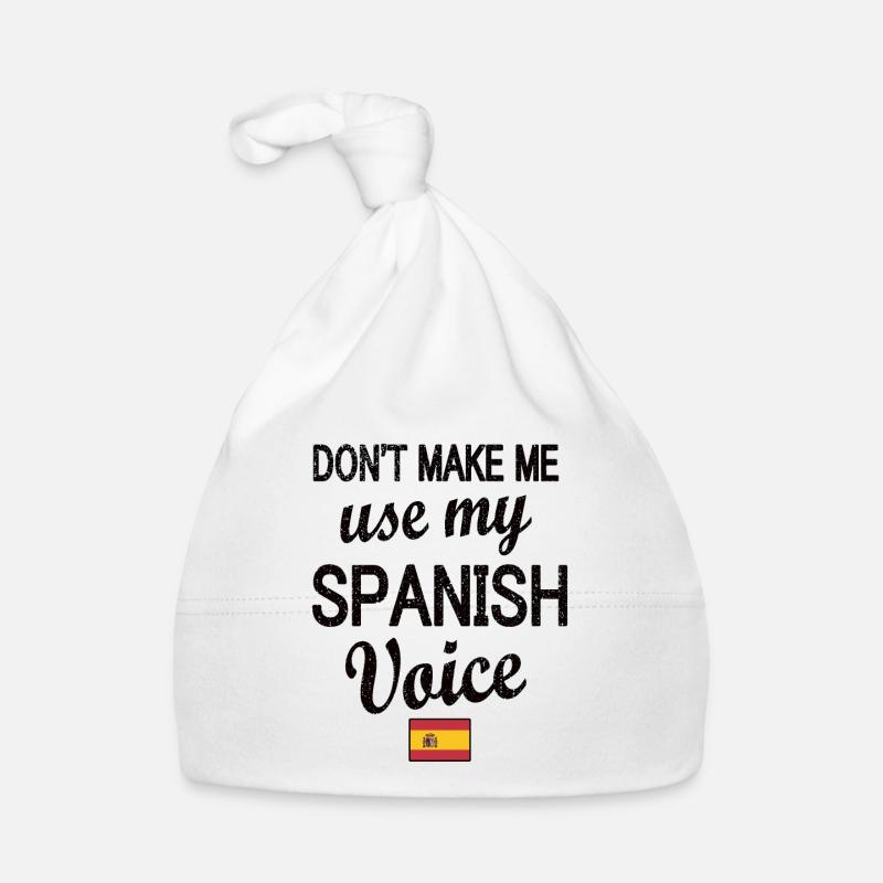 Fier Espagnol Espagne Drapeau Racines Espagnoles Bonnet bio Bébé