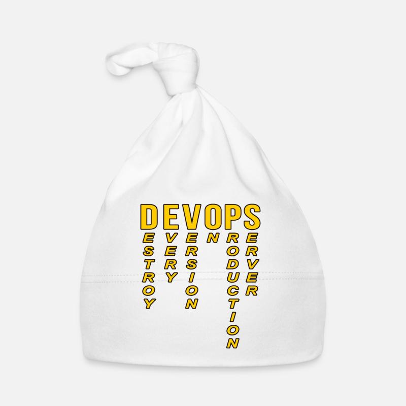 Devops Definition Technischer Computer Baby Bio-Mütze