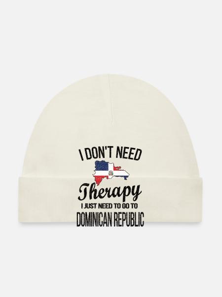 Dominican Dominican Republic Origin - Organic Baby Cap - white - Front