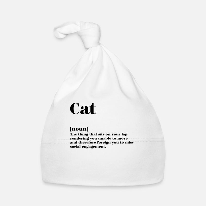 Definition cat Organic Baby Cap