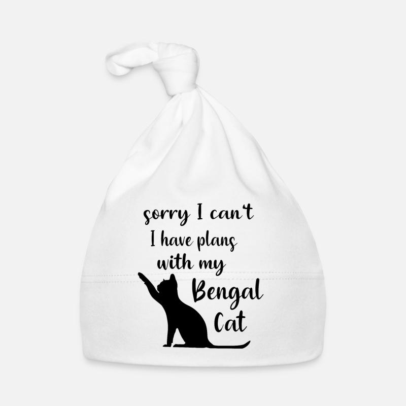 Chat Bengal Chat Chat Chat Pussy Mieze Disant Cadeau Bonnet bio Bébé