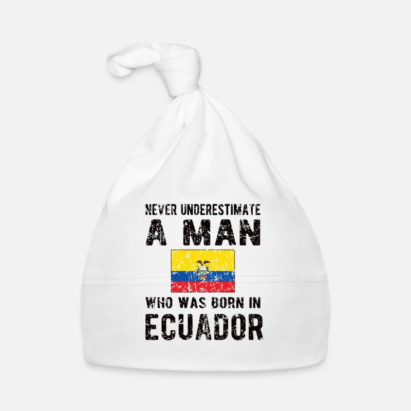Équateur Équateur Drapeau équatorien Bonnet bio Bébé