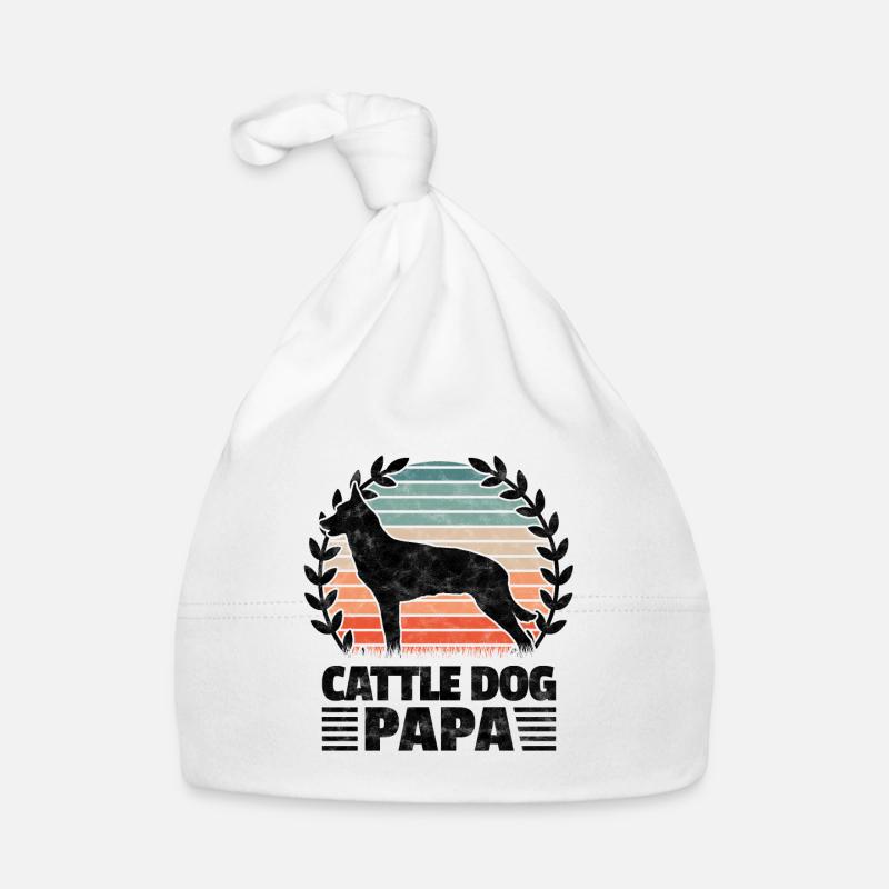 Cattle Dog Papa Australian Cattle Dog Baby Bio-Mütze