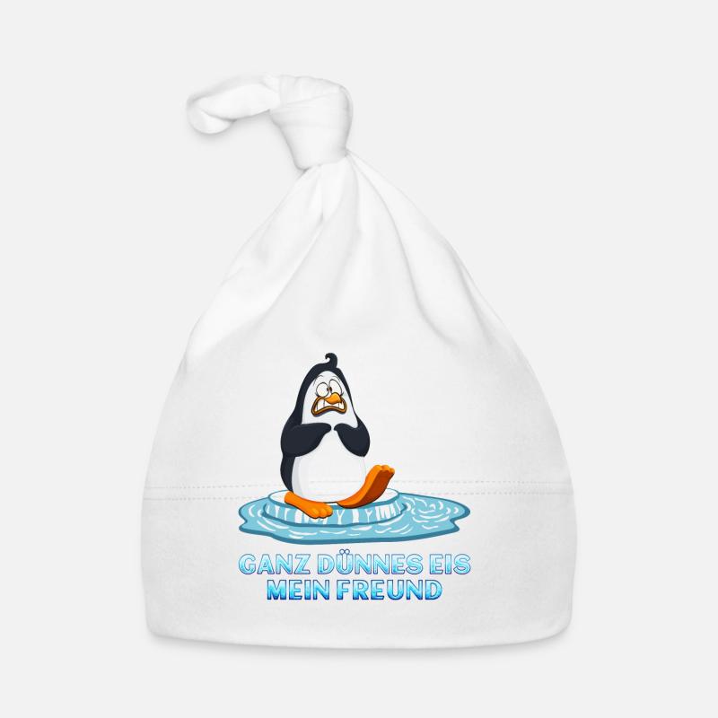 Ganz dünnes Eis mein Freund Baby Bio-Mütze