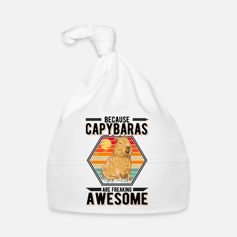 Parce que les Capybaras sont impressionnants Bonnet bio Bébé