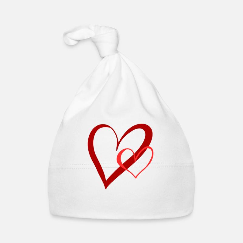 Heart Organic Baby Cap