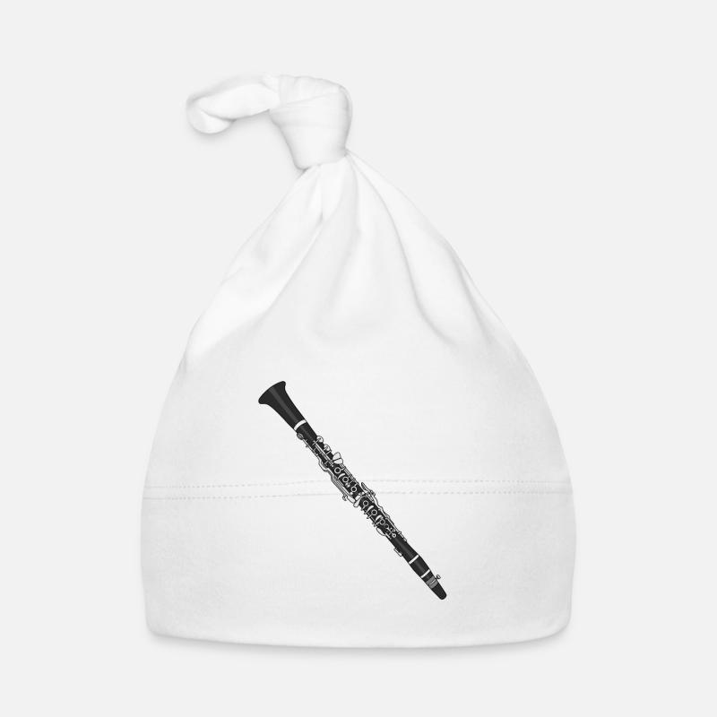 Clarinette Orchestre à Vent Clarinette Clarinette - Bonnet bio Bébé - blanc