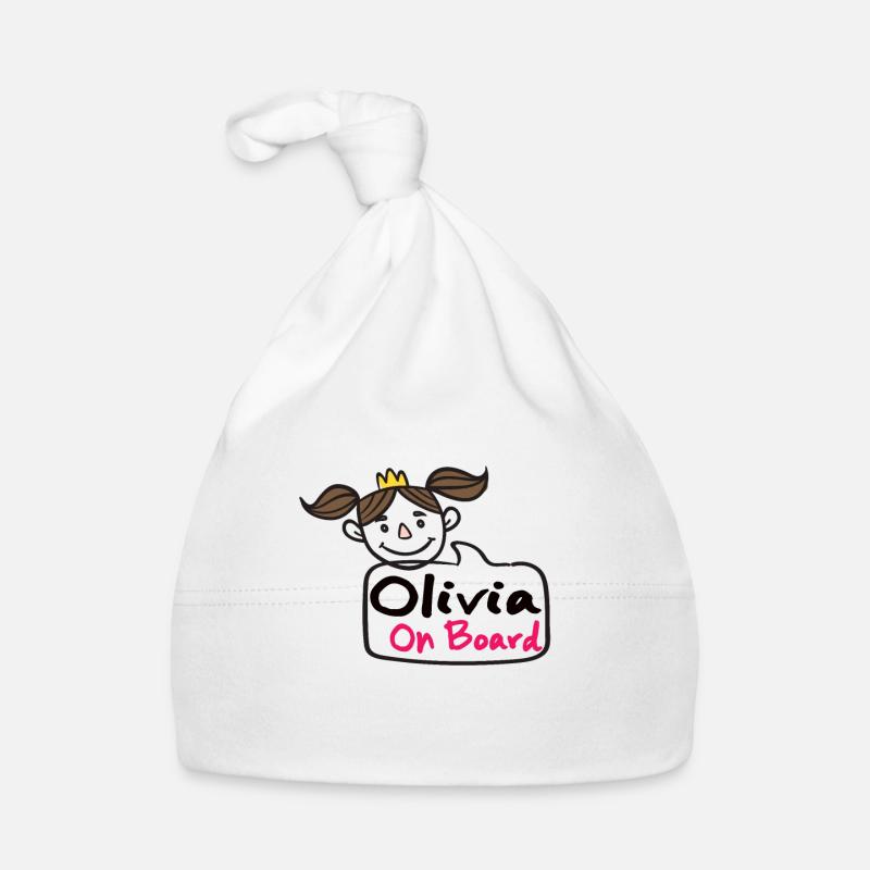Olivia à bord Bonnet bio Bébé