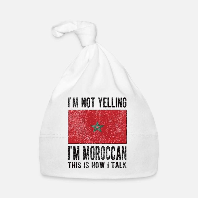 Maroc Maroc Origine drapeau marocain Bonnet bio Bébé