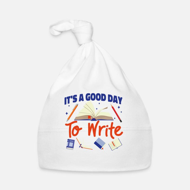 Writing Book Novel Writer & Baby Bio-Mütze