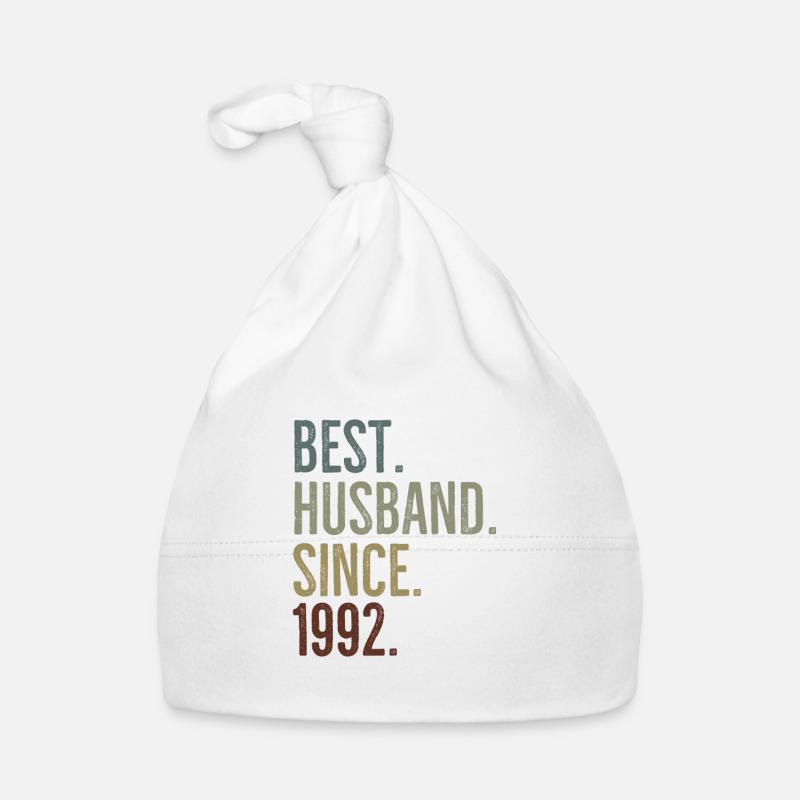 Bester Ehemann seit 1992 Baby Bio-Mütze