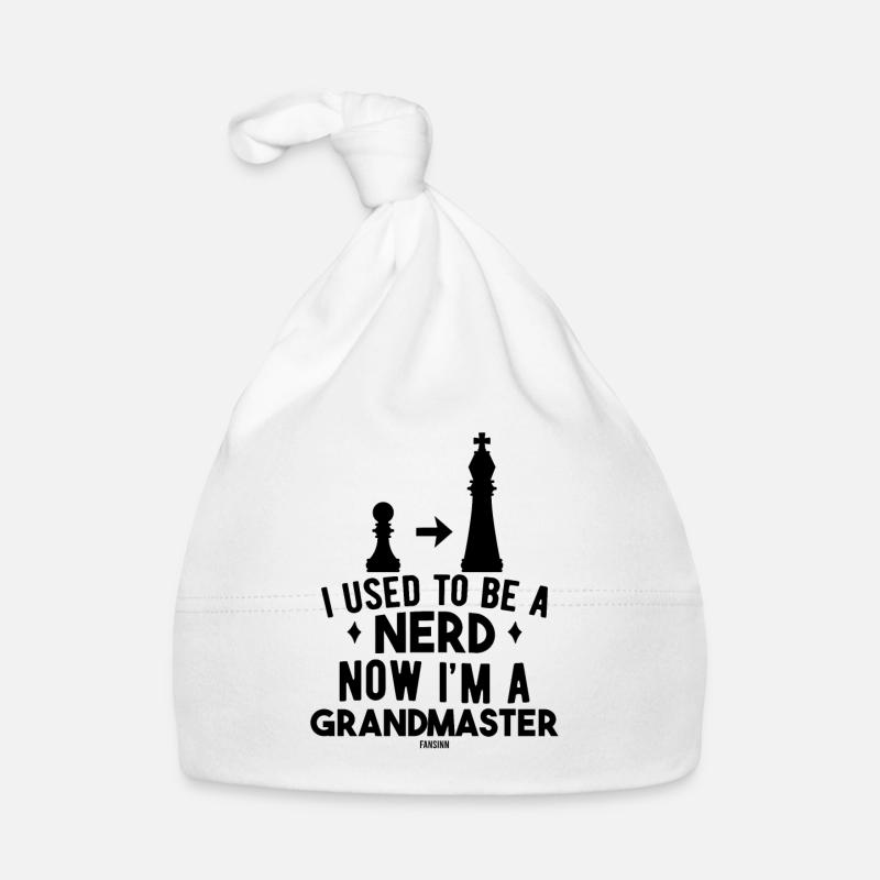 Nerd Chess Chess Master Saying Organic Baby Cap