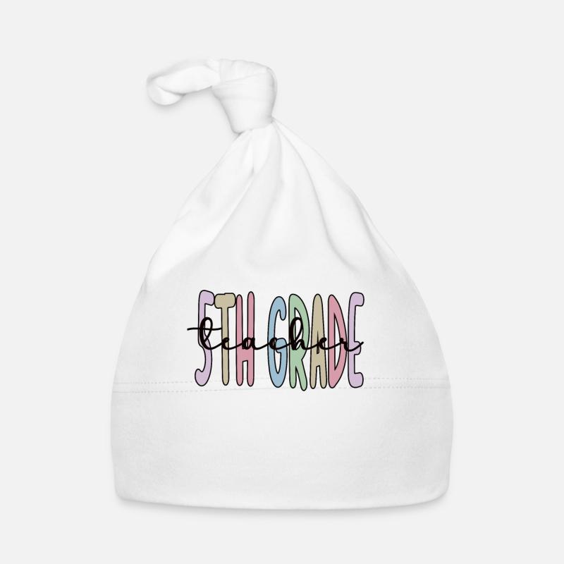 Cadeau d’enseignant de cinquième année Enseignant de 5e année Bonnet bio Bébé