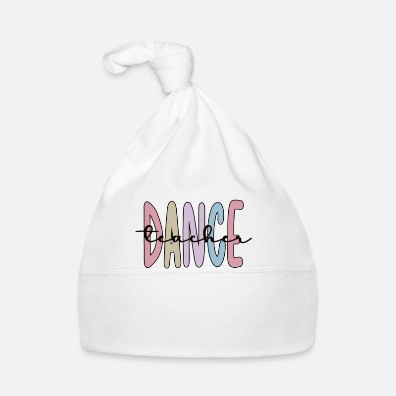 Reconnaissance de professeur de danse Cours de danse - Bonnet bio Bébé - blanc