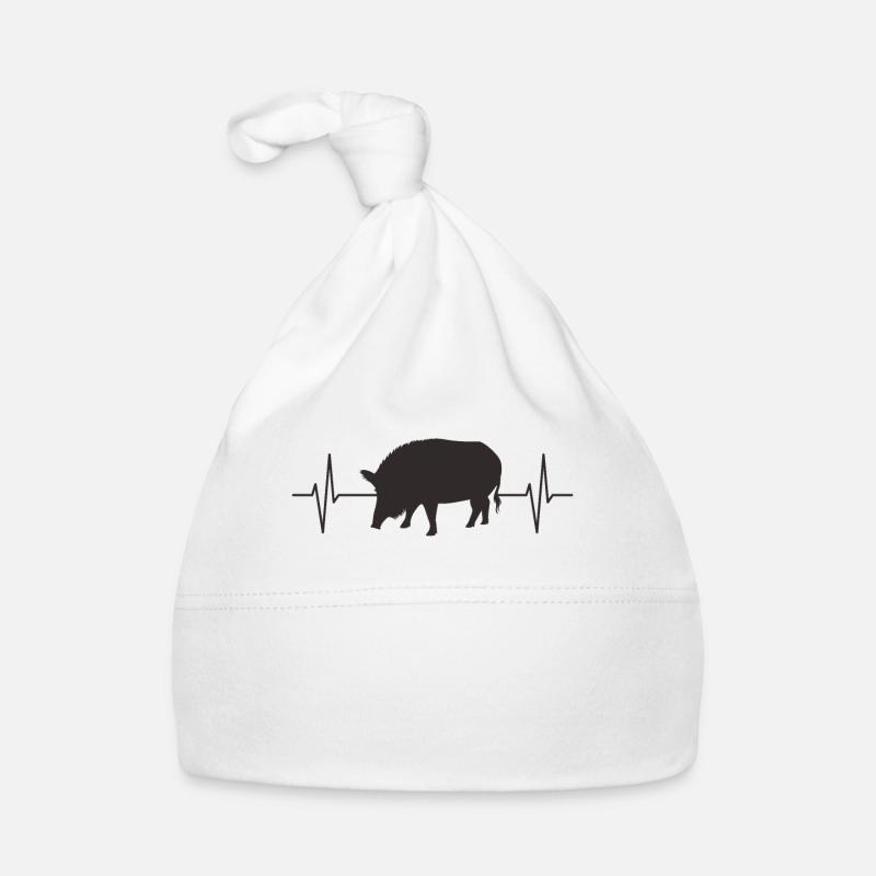 Wild Boar Forest Animals Animal Lovers Gift Organic Baby Cap