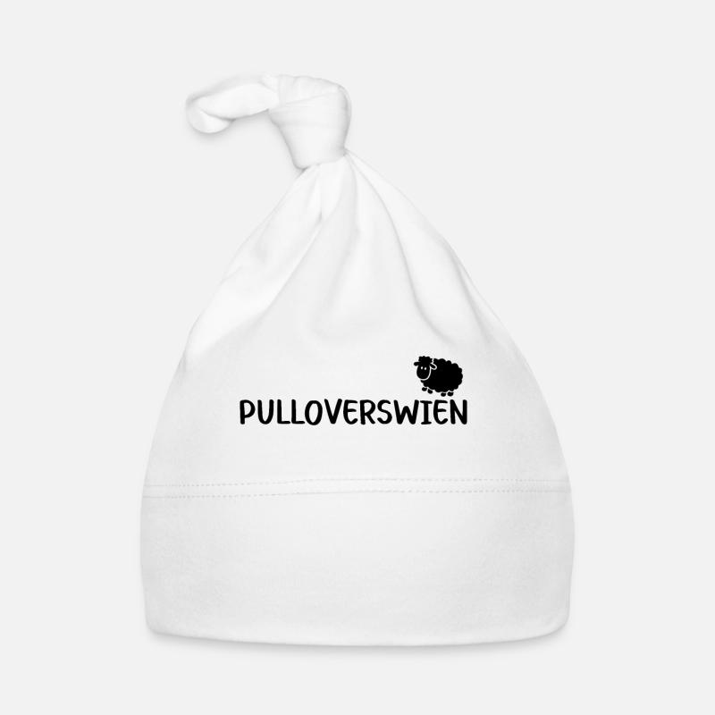 Pulloverswien Plattdeutsch Ostfriesisch Schaf Baby Bio-Mütze