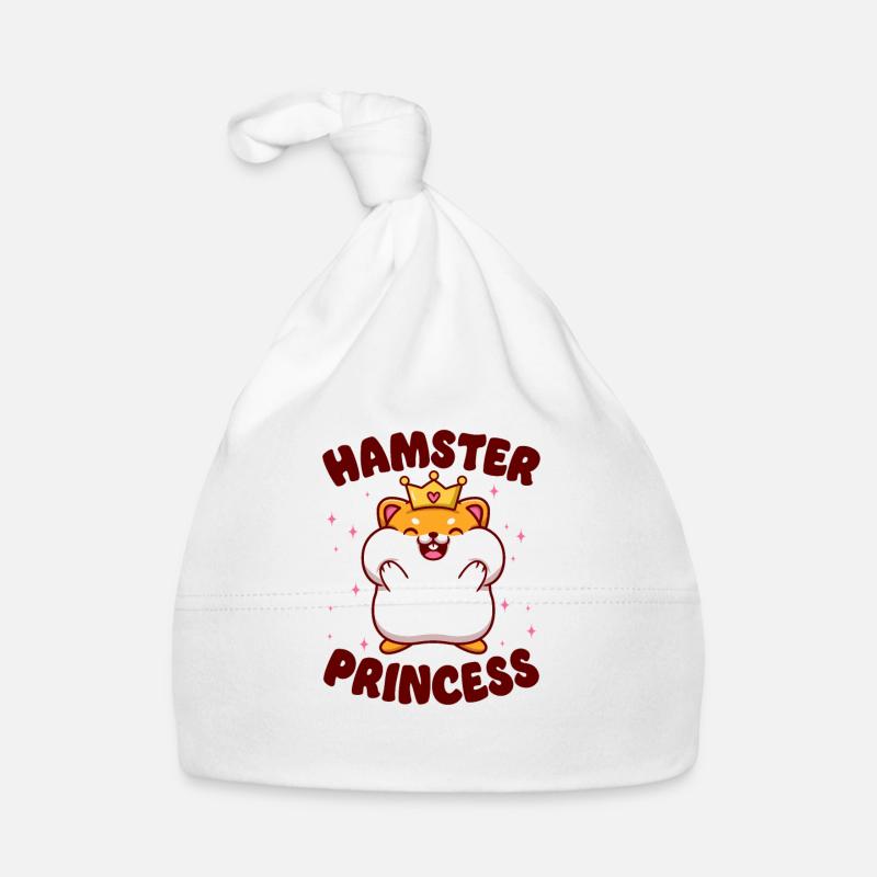 Hamster Hamster Princess Organic Baby Cap