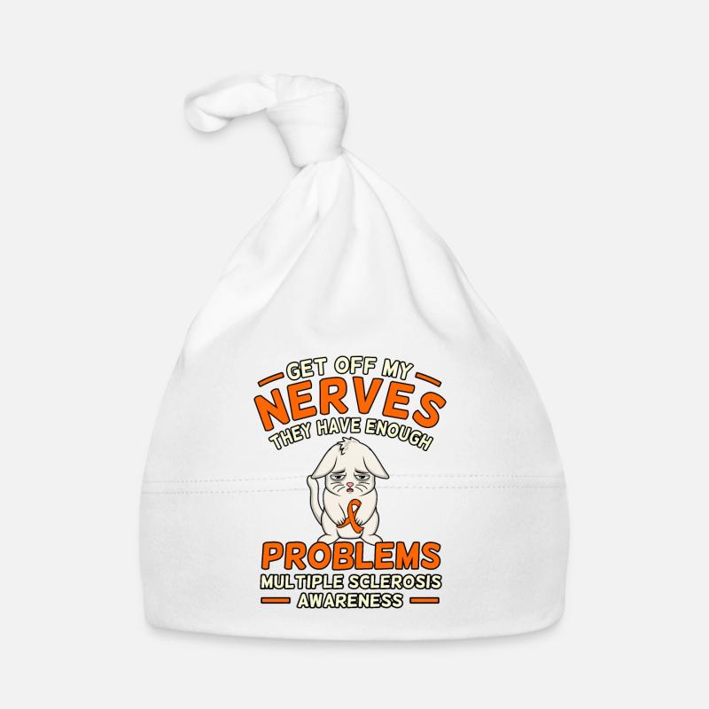 Graphic on sensitization for multiple sclerosis Organic Baby Cap