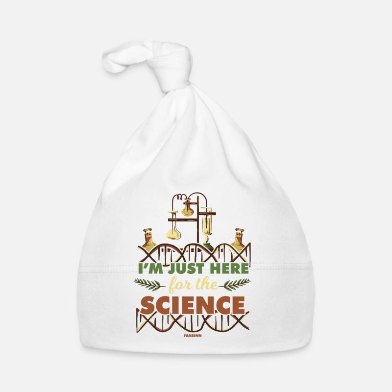 I'm Just Here For The Science Organic Baby Cap