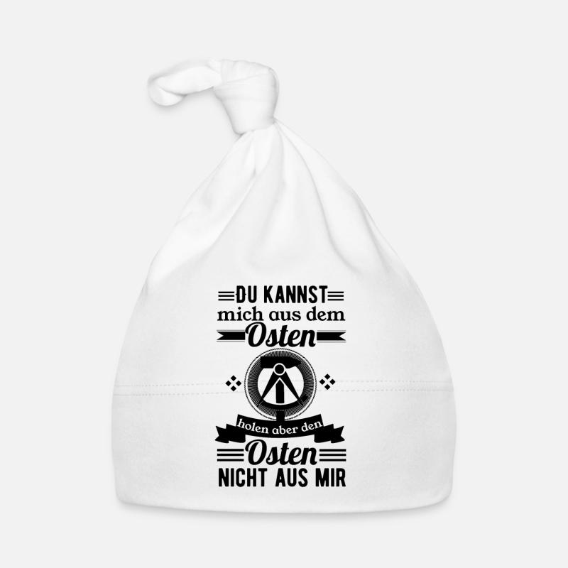 Ostdeutsch Ostalgie Stolzer Ostdeutscher DDR Baby Bio-Mütze