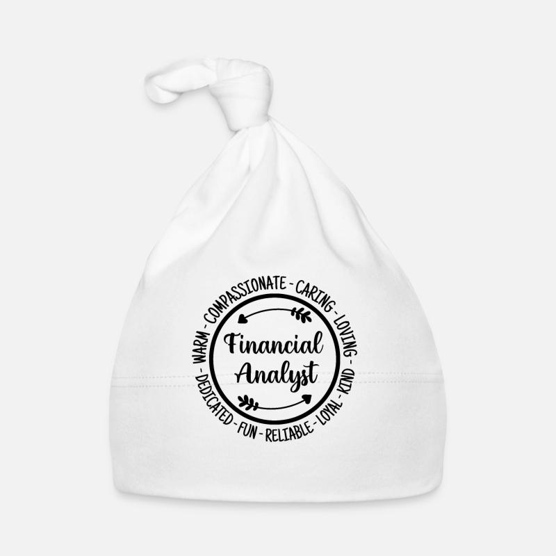 Financial Analyst Accounting Worker Gift Organic Baby Cap