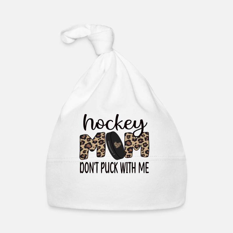 Stolze Eishockey Mama Von Eishockeyspieler Mutter Baby Bio-Mütze