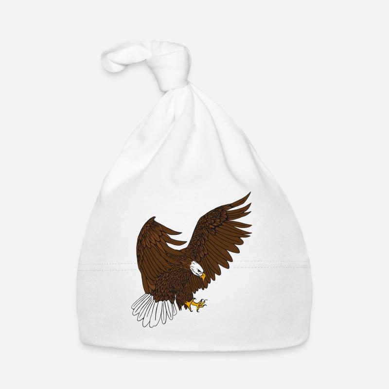 Pygargue à tête blanche Bonnet bio Bébé