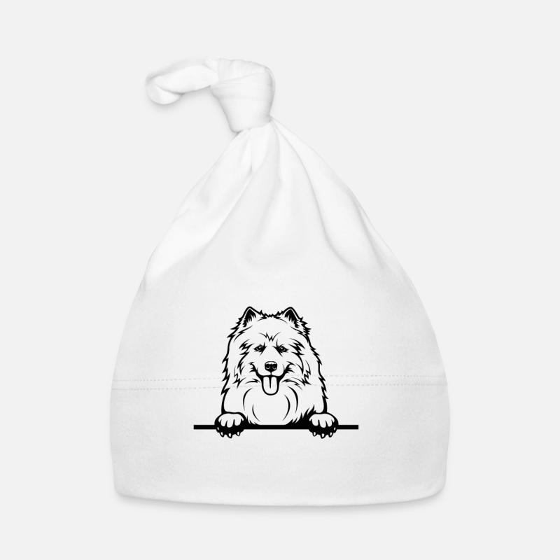 Doux Samoyède Bonnet bio Bébé