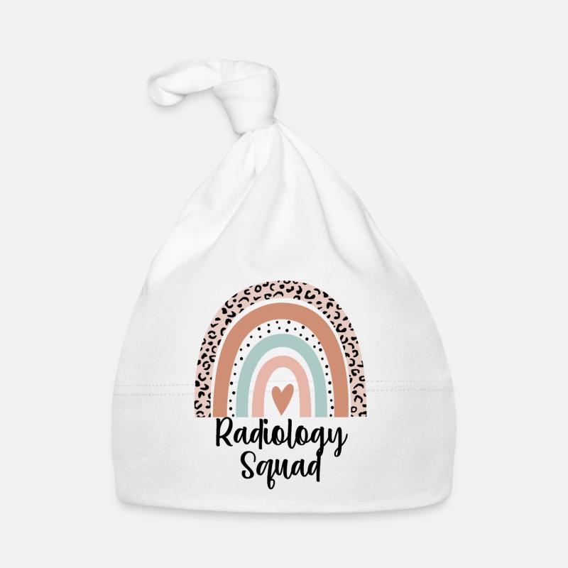 Radiologie Squad Rainbow Leopard Röntgentechniker Baby Bio-Mütze