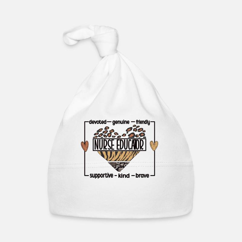 Formatrice Infirmière Infirmière Enseignante Bonnet bio Bébé